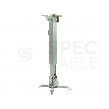 Uchwyt sufitowy, wieszak do projektora, rzutnika 43-65cm do 20kg srebrny VESA MC-581