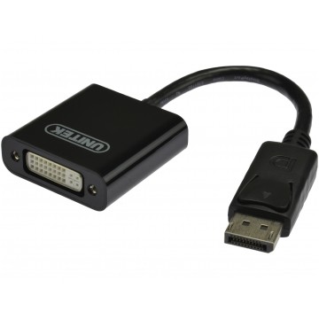 UNITEK Adapter DisplayPort 1.1a / DVI-D Single Link FHD@60 (wtyk / gniazdo) 20cm