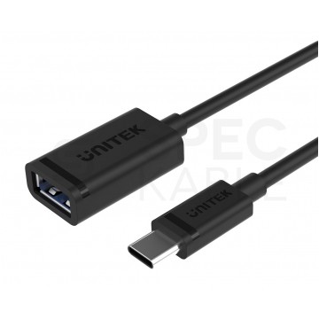 UNITEK Adapter USB 3.1 Typ-C / A PD czarny 1m