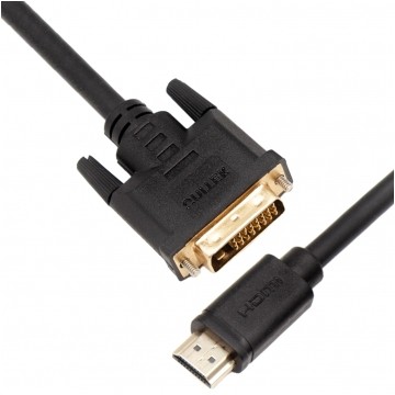 UNITEK Kabel DVI-D / HDMI 4K@60 (wtyk / wtyk) dwukierunkowy 2m