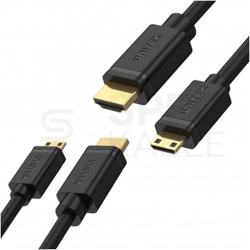 UNITEK Kabel mini HDMI - HDMI 4K@60 (wtyk / wtyk) 2m