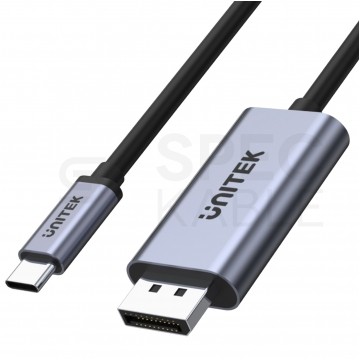 UNITEK Kabel USB typ-C / DisplayPort 1.2 4K@60 (wtyk / wtyk) 2m