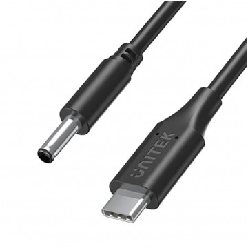 UNITEK Kabel zasilający USB-C - DC 4,5x3mm 65W PD do laptopów Dell 1,8m