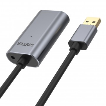 UNITEK Y-271 Kabel przedłużacz aktywny USB 2.0 A (wtyk / gniazdo) 5m ze wzmacniaczem USB Premium