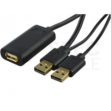 UNITEK Y-277 Kabel przedłużacz aktywny USB 2.0 A (wtyk / gniazdo) 5m ze wzmacniaczem USB