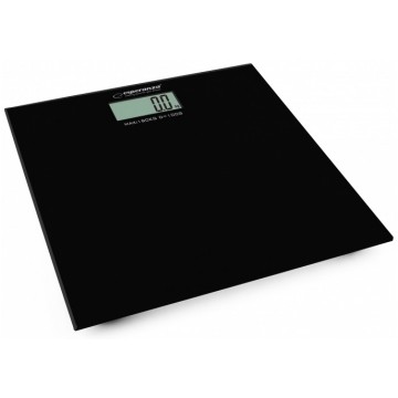 Waga łazienkowa elektroniczna SLIM do 180 kg czarna z wyświetlaczem LCD Aerobic Esperanza