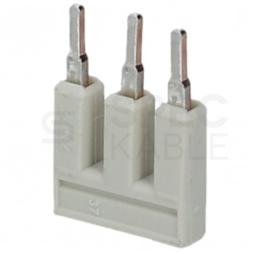 WAGO 2002-403 Mostek grzebieniowy 3-torowy jasnoszary TOPJOBS