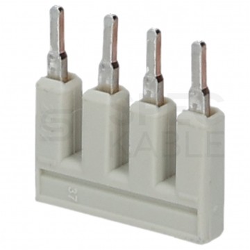 WAGO 2002-404 Mostek grzebieniowy 4-torowy jasnoszary TOPJOBS