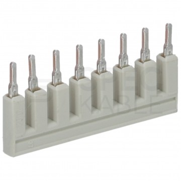WAGO 2002-408 Mostek grzebieniowy 8-torowy jasnoszary TOPJOBS