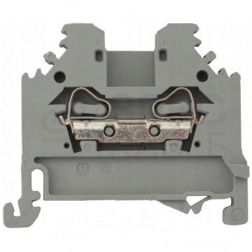 WAGO 280-101 Złączka szynowa 2,5mm2 szara boczny opis