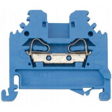 WAGO 280-104 Złączka szynowa 2,5mm2 niebieska boczny opis