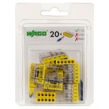 WAGO COMPACT 2273-205 Szybkozłączka 5x 0,5-2,5mm2 na drut 450V/24A ORYGINALNA blister 20szt.