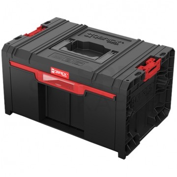 Walizka szafka na narzędzia i akcesoria z 2x przegrodami szufladami 450x310x244 12Ll czarna QBRICK SYSTEM PRO Drawer 1 Toolbox 2.0 Basic