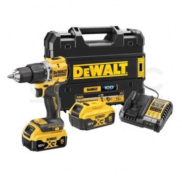 WIERTARKO-WKRĘTARKA AKUMULATOROWA UDAR. XR 18V 2*5.0AH TSTAK DEWALT