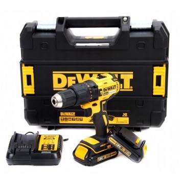 WIERTARKO-WKRĘTARKA UDAROWA AKUMULATOROWA 18V 2*1.5AH DEWALT