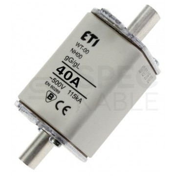 Wkładka bezpiecznikowa BM NH00 gG-gL 40A 500V
