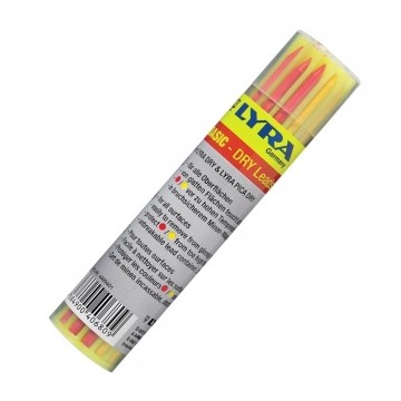 Wkłady zapasowe (12 sztuk) do ołówka DRY Profi MIX kolorów 2,8mm (rozpuszczalne) LYRA