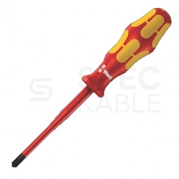 Wkrętak izolowany "Plusminus" PZ/S 2x100mm płasko-krzyżowy ze zredukowaną średnicą trzpienia i rękojeści Extra-Slim 1000V 165iSS WERA