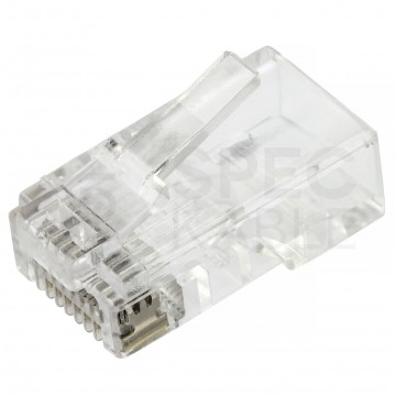 Wtyk modularny RJ45 8P8C kat.5e nieekranowany UTP drut TALVICO WORECZEK 100szt.