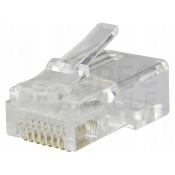 Wtyk modularny RJ45 8P8C kat.5e nieekranowany UTP linka WORECZEK 100szt.