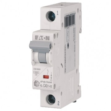 Wyłącznik nadprądowy S bezpiecznik 1-fazowy C40 (C 40A) 1-biegunowy 1P (230/400V AC) 1-modułowy EATON