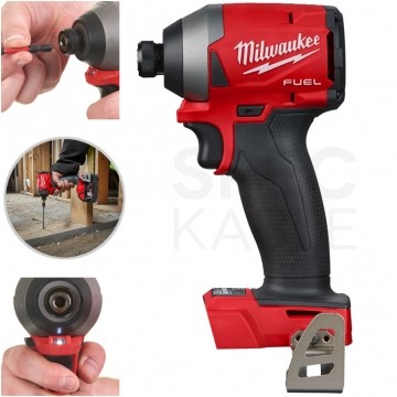 Zakrętarka udarowa 1/4" bezszczotkowa akumulatorowa 18V M18 MILWAUKEE bez akumulatora