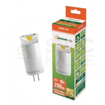 Żar. LED G4 12V 2W ceramiczna ciepła