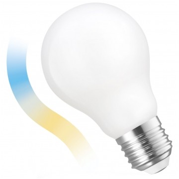 Żarówka filamentowa LED E27 230V 5W biała mleczna CCT+DIMM 560lm Sterowana WiFi