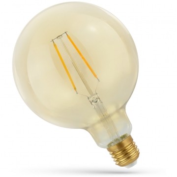 Żarówka LED E27 230V 5W Globe COG Gold ciepła