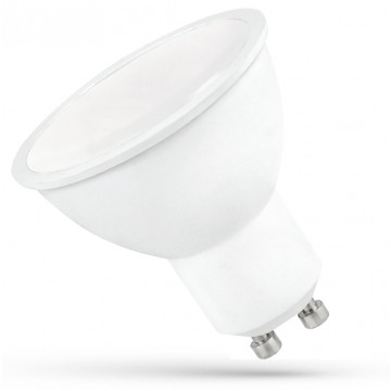 Żarówka LED GU10 230V 6W mleczna 450lm ciepła