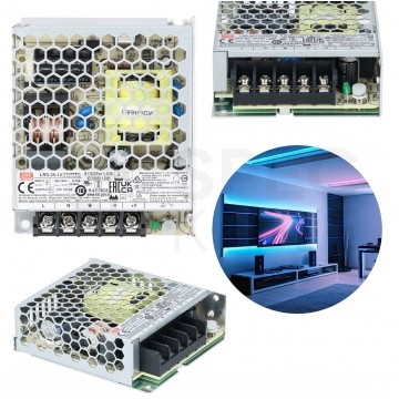 Zasilacz modułowy do oświetlenia LED 12V 3A 35W uniwersalny LRS Mean Well
