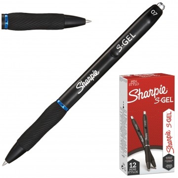 Zestaw 12 Długopisów żelowych Sharpie S-GEL niebieskich (końcówka 0,7mm)