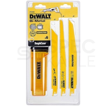 ZESTAW BRZESZCZOTÓW BIMETALOWYCH 6 SZT. DEWALT