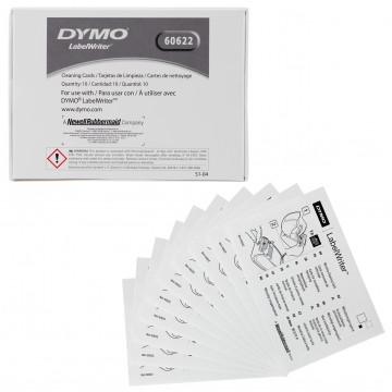 Zestaw do czyszczenia prowadnicy etykiet i głowicy drukarki DYMO Label Writer LW [60622] 10szt