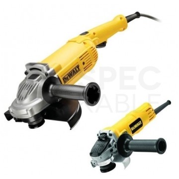 ZESTAW SZLIFIEREK 125MM 900W + 230MM 2200W DEWALT