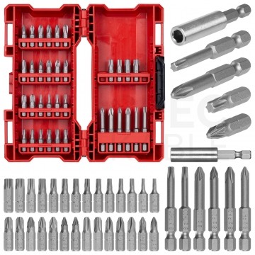 Zestaw wytrzymałych bitów nasadek z uchwytem 35szt. Milwaukee
