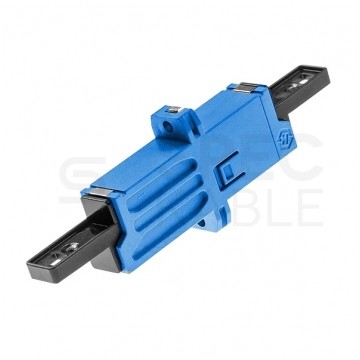Adapter światłowodowy FO SM simplex E2000/UPC-E2000/UPC niebieski PFOT