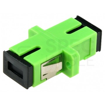 Adapter światłowodowy FO SM simplex SC/APC-SC/APC Alantec