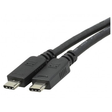 AUDA Optimum Kabel USB 3.1 typ-C (wtyk / wtyk) Quick Charge 1.0 czarny 1m