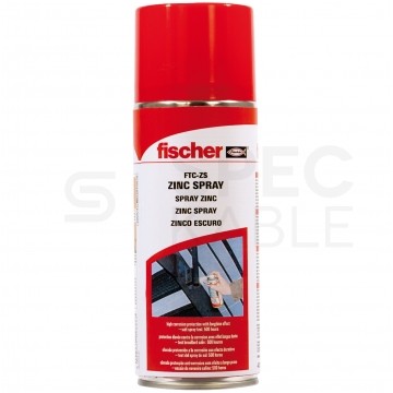 Cynk, ocynk antykorozyjny w sprayu jasnoszary 400ml FISCHER