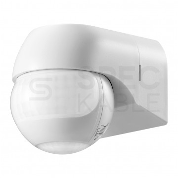 Czujnik ruchu automatyczny PIR, mini detektor natynkowy 800W 230V 180st. IP44 o zasięgu działania do 15m biały ORNO