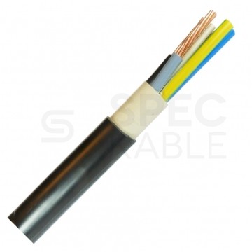 Kabel energetyczny ziemny YLY 3x2,5mm2 czarny 0,6/1kV linka sztywna Eltrim