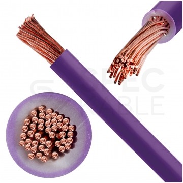 Kabel instalacyjny LgY / H07V-K 1,5mm2 jednożyłowy fioletowy 450/750V giętki linka Helukabel