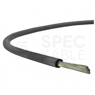 Kabel silikonowy SIF 180°C 0,5mm2 jednożyłowy czarny 300/500V ciepłoodporny bezhalogenowy linka Basoglu