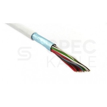 Kabel stacyjny parowany YTKSYekw 5x2x0,5mm2 biały 300V ekranowany drut Bitner
