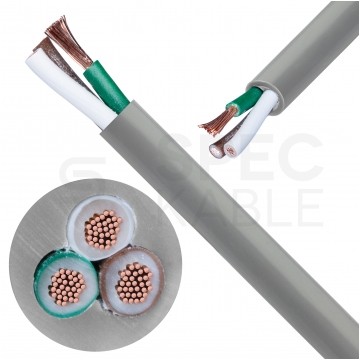 Kabel sterowniczy BiT LIYY 3x1mm2 szary 300/300V olejoodporny linka Bitner