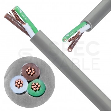 Kabel sterowniczy ELITRONIC LIYY 3x0,34mm2 szary 250/500V olejoodporny linka TKD