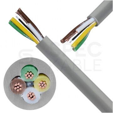 Kabel sterowniczy ELITRONIC LIYY 4x0,34mm2 szary 250/500V olejoodporny linka TKD