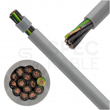 Kabel sterowniczy OPVC-JZ 14x1mm2 szary 300/500V numerowany olejoodporny linka TKD