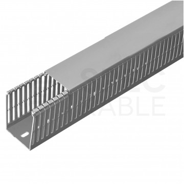 Kanał grzebieniowy 25x40mm samogasnący szary korytko kablowe z pokrywą PV ELETTROCANALI